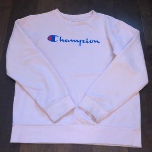 KIDS champion sweatshirt fits an adult xs-s